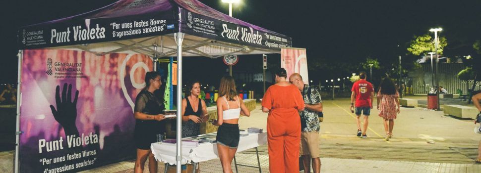 Els Punts Violeta normalitzen la prevenció i informació davant la violència de gènere a Alcalà-Alcossebre