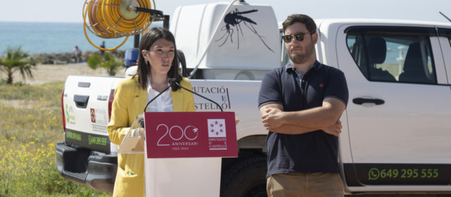 La Diputación de Castellón centra esta semana la batalla contra los mosquitos en una treintena de municipios de la costa y el prelitoral de la provincia
