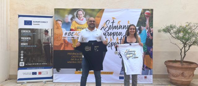 La Diputació de Castelló a través del Centre Europe Direct se suma a la Setmana Europea de l’Esport 2022