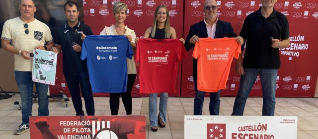 La Diputació de Castelló recolza el VI Campionat de Frare que se celebrarà el cap de setmana a Traiguera i Xert
