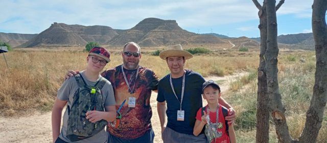 El Team GeocachersVinaros, en el Mega evento geocaching en Maria de Huerva