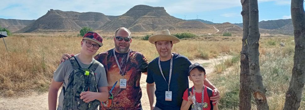 El Team GeocachersVinaros, en el Mega evento geocaching en Maria de Huerva