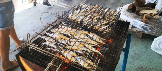 Sardinada popular en les festes peniscolanes