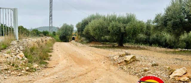 La Conselleria d’Agricultura inicia l’adequació de 4,3Km de camins rurals de Càlig