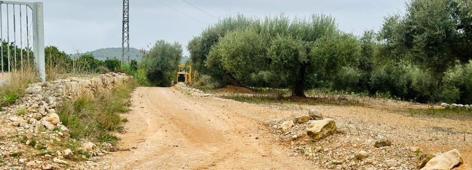 La Conselleria d’Agricultura inicia l’adequació de 4,3Km de camins rurals de Càlig