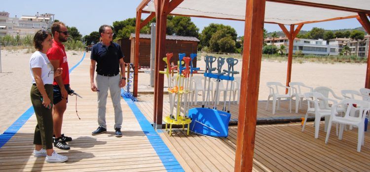 El Servei de Salvament i Socorrisme de les platges d’Alcossebre va realitzar 854 assistències, 45 rescats i 1185 serveis d’accessibilitat
