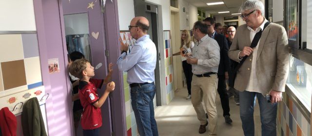 El director general d’Infraestructures Educatives visita el CEIP Alberto Selma a Santa Magdalena