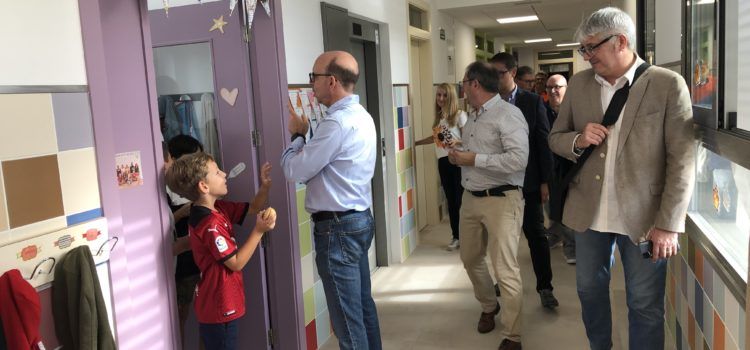 El director general d’Infraestructures Educatives visita el CEIP Alberto Selma a Santa Magdalena