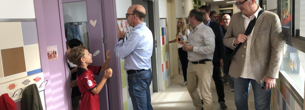 El director general d’Infraestructures Educatives visita el CEIP Alberto Selma a Santa Magdalena