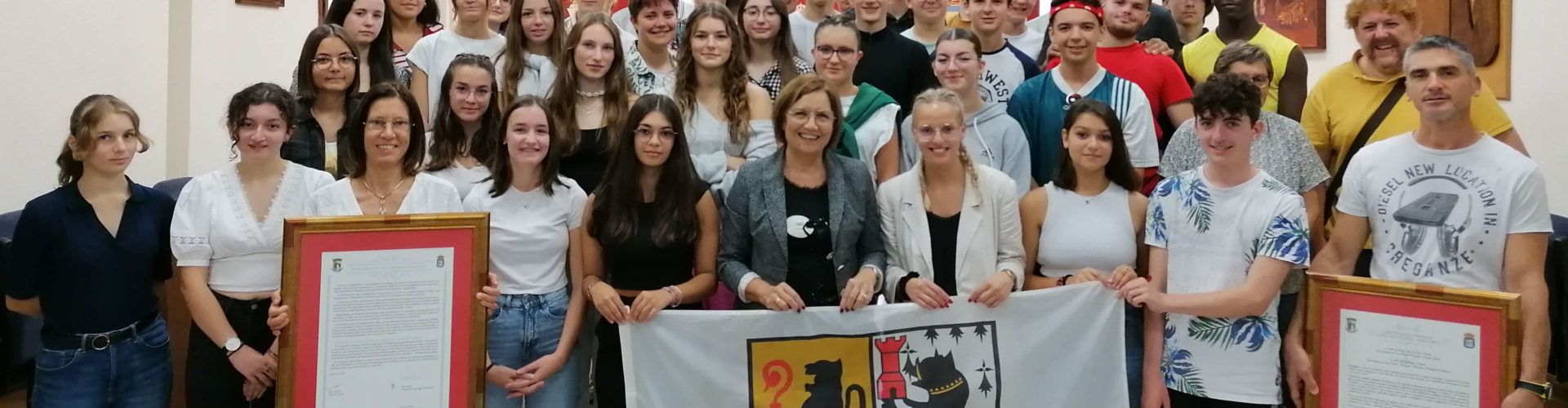 Visita a l’Ajuntament de Benicarló de 45 alumnes de Saint Pol de Léon