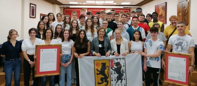 Visita a l’Ajuntament de Benicarló de 45 alumnes de Saint Pol de Léon