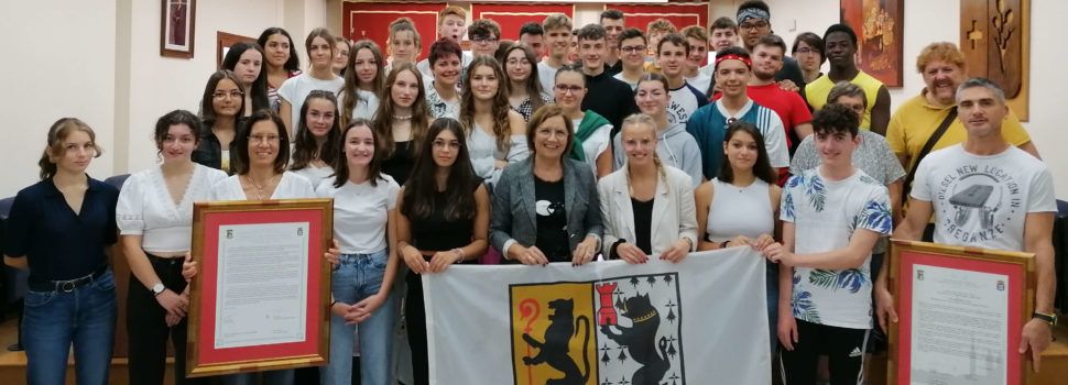 Visita a l’Ajuntament de Benicarló de 45 alumnes de Saint Pol de Léon
