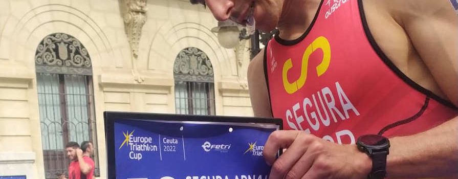 Guillem Segura, sense sort en la Copa d’Europa de Triatló sprint a Ceuta