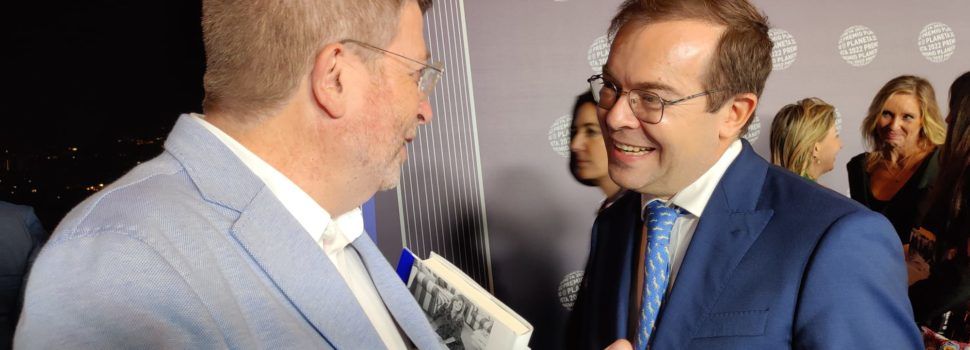 Trobada amb Javier Sierra, recordant vinculacions amb Vinaròs
