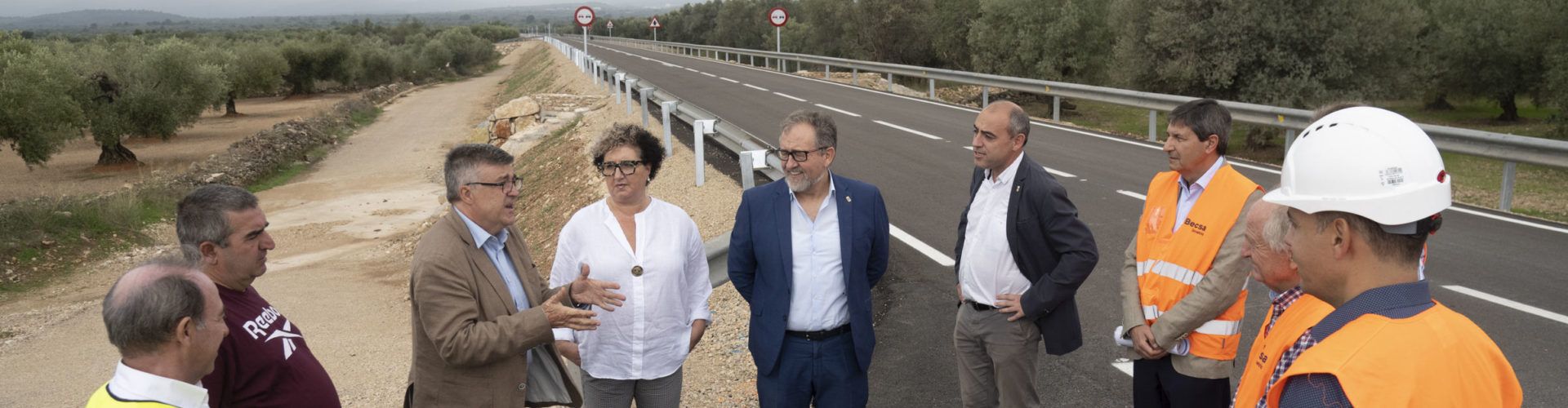 José Martí destaca la millora de les carreteres de la Pobla de Benifassà i Rossell com un pas més en la lluita contra la despoblació
