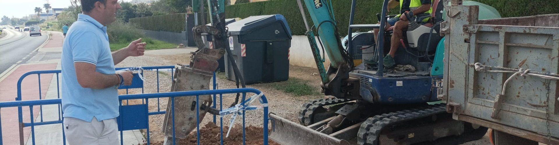 L’Ajuntament de Peníscola inicia les obres d’ampliació de l’enllumenat en la CV141, principal vial d’accés al municipi