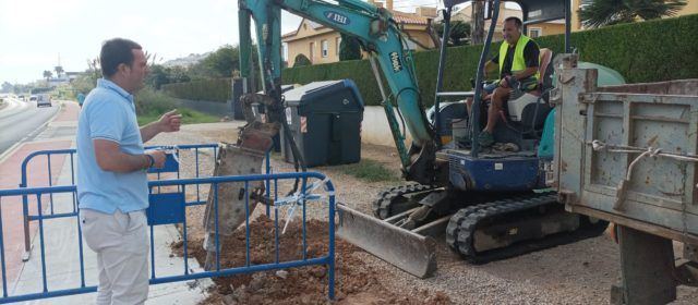 L’Ajuntament de Peníscola inicia les obres d’ampliació de l’enllumenat en la CV141, principal vial d’accés al municipi
