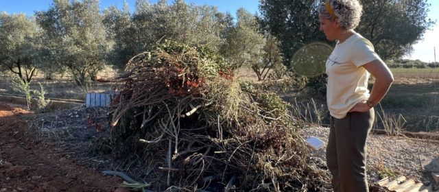 Activem Ulldecona defensa la crema de restes de poda controlada, que el govern socialista ha prohibit