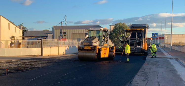 Aquesta setmana finalitzaran les obres de millora del polígon industrial de la Carretera d’Ulldecona