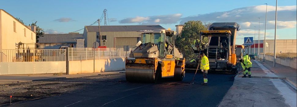 Aquesta setmana finalitzaran les obres de millora del polígon industrial de la Carretera d’Ulldecona