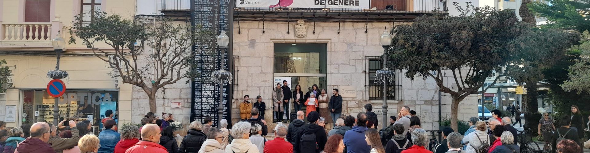 Vinaròs celebra el Dia Internacional per a l’Eliminació de la Violència contra les Dones