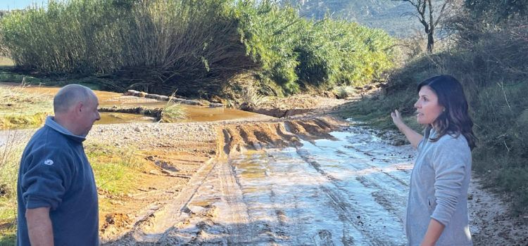 El Ayuntamiento de Canet Lo Roig estudia solicitar la declaración de zona catastrófica por los daños de la lluvia