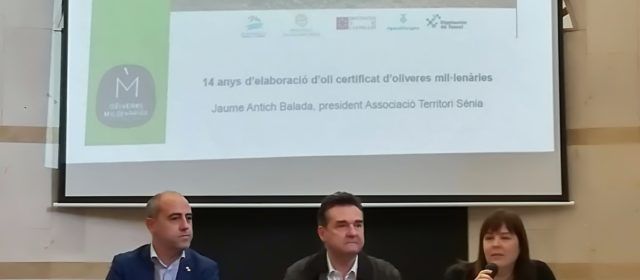 La Diputació de Castelló defensa el potencial turístic de les oliveres mil·lenàries com a eina per a lluitar contra la despoblació