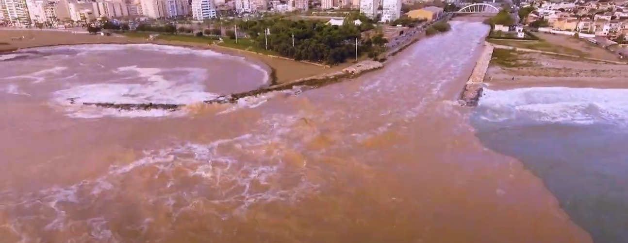 Espectacular vídeo de la desembocadura del Cervol, a vista de Geo Drone Air