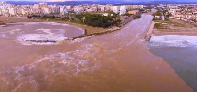 Espectacular vídeo de la desembocadura del Cervol, a vista de Geo Drone Air