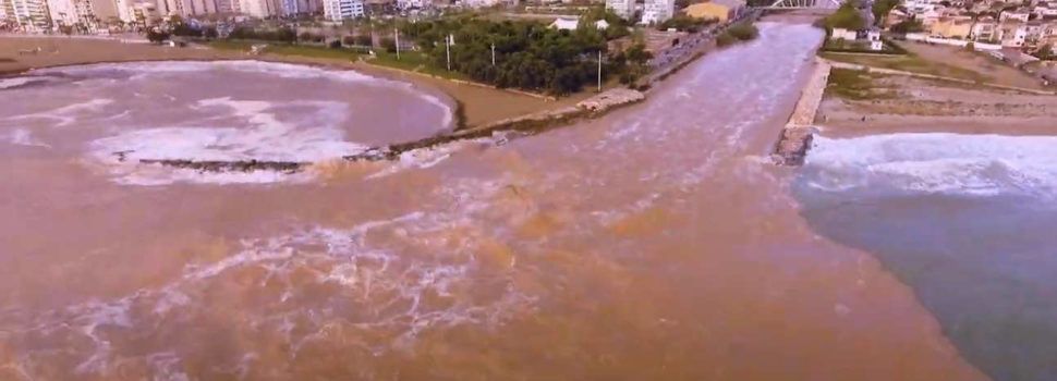 Espectacular vídeo de la desembocadura del Cervol, a vista de Geo Drone Air