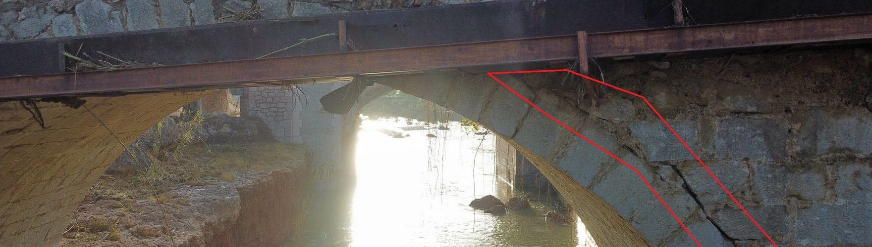 L’Ajuntament avalua l’estat estructural del “Pont Romà”
