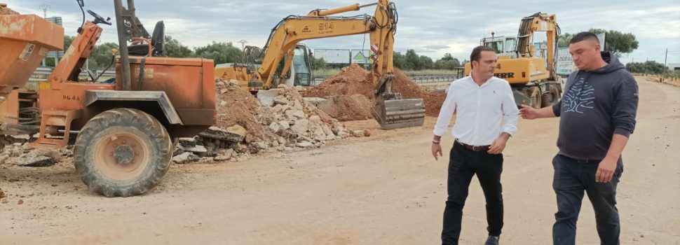 Avancen a Peníscola les obres de millora de l’accessibilitat i seguretat de la zona industrial