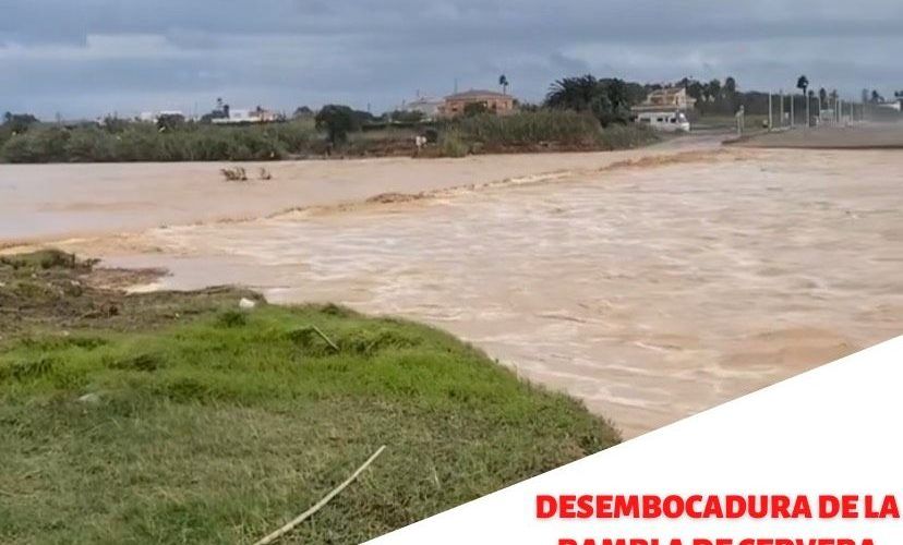 VOX reclama inversión en puentes y bombas de agua para las lluvias torrenciales en Benicarló
