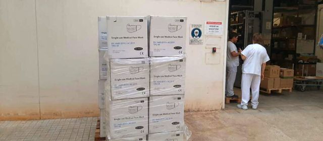 La Diputació dona 360.000 màscares quirúrgiques als hospitals de la sanitat pública, com el de Vinaròs