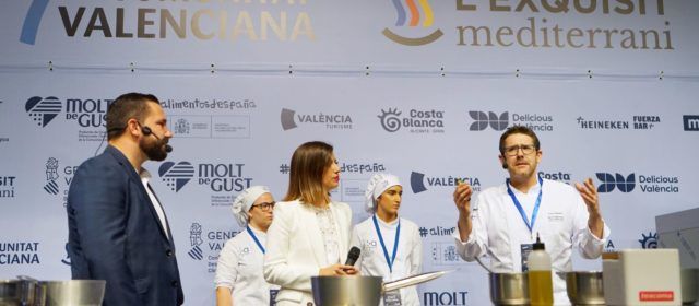 Vicent Guimerà, de L’Antic Molí, d’Ulldecona, participà en la Fira Gastronòmica de la Mediterrània