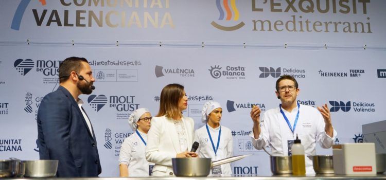 Vicent Guimerà, de L’Antic Molí, d’Ulldecona, participà en la Fira Gastronòmica de la Mediterrània