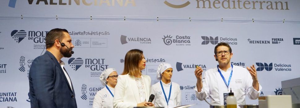 Vicent Guimerà, de L’Antic Molí, d’Ulldecona, participà en la Fira Gastronòmica de la Mediterrània