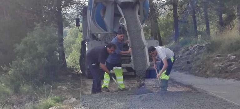 Càlig adequa el camí de la Mina