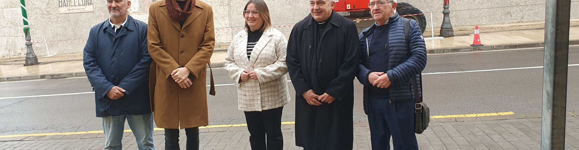 Vídeo: visita del bisbe de Tortosa a les obres de les pintures de l’Arxiprestal de Vinaròs