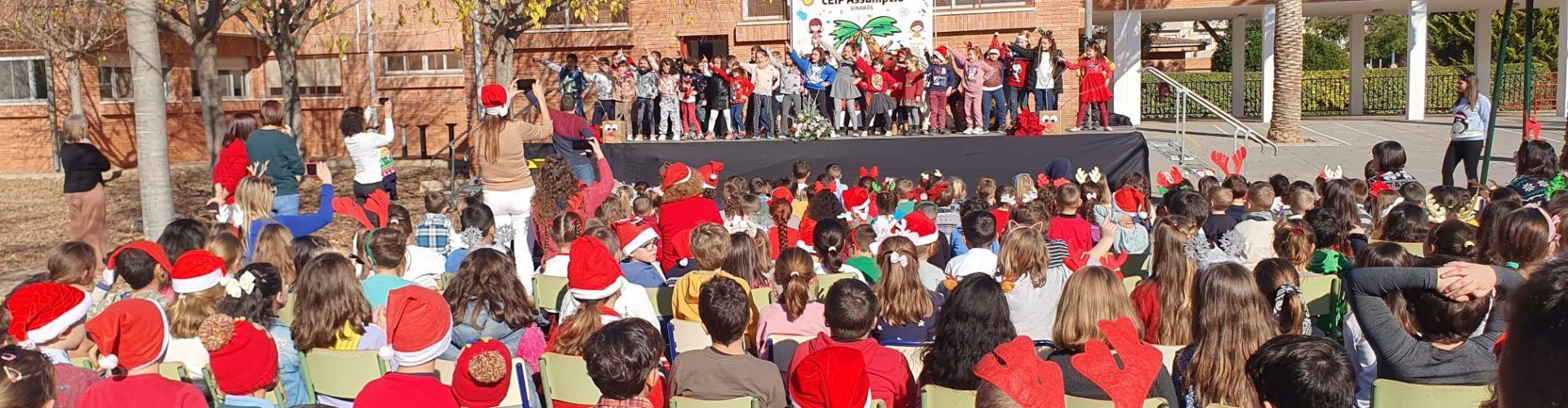Cantada de nadales al col·legi Assumpció