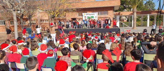 Cantada de nadales al col·legi Assumpció