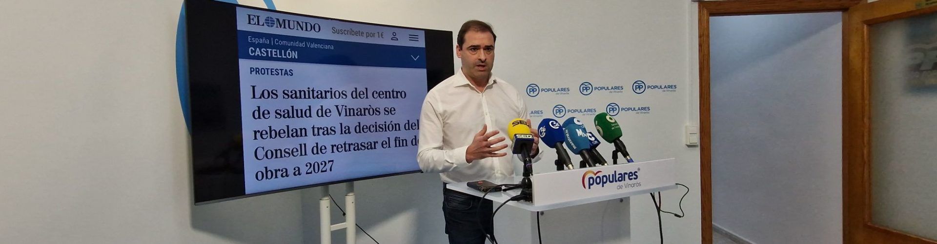 Vídeo: roda de premsa del PP sobre el nou centre de salut de Vinaròs
