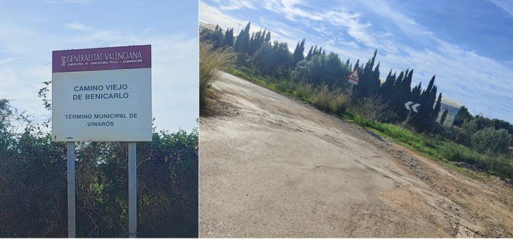 PP Vinaròs sol·licita una actuació urgent a l’asfaltat del Camí vell de Benicarló