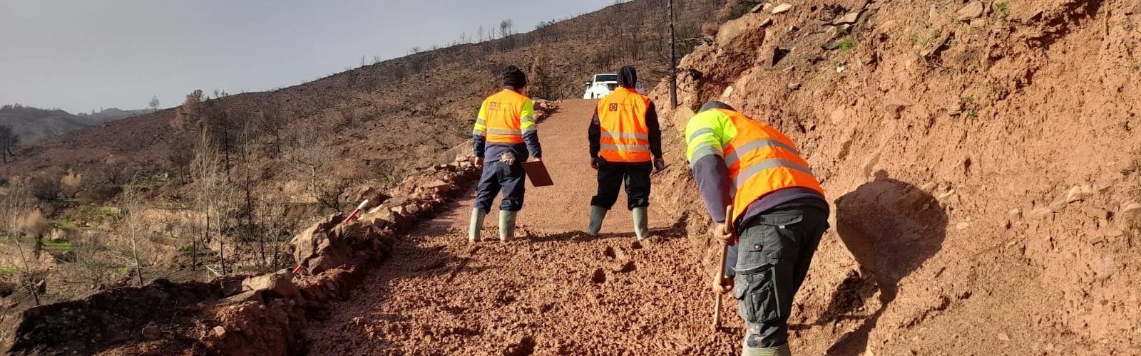 La Diputació de Castelló inverteix 140.000 € en manteniment de camins en els municipis afectats per incendis i per pluges torrencials