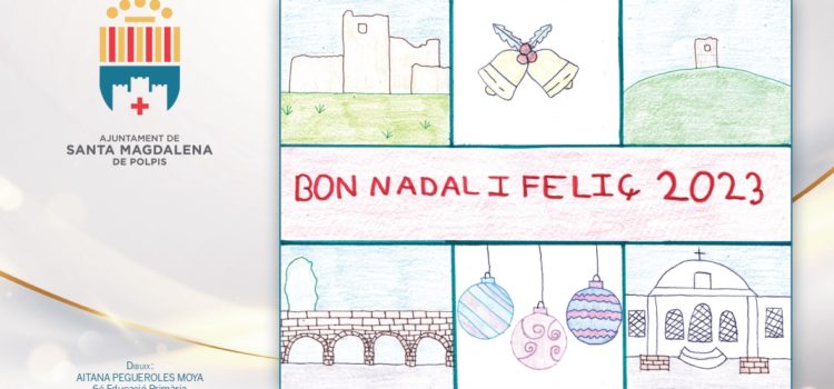 Aitana Pegueroles Moya guanya el Concurs de la Postal de Nadal de Santa Magdalena