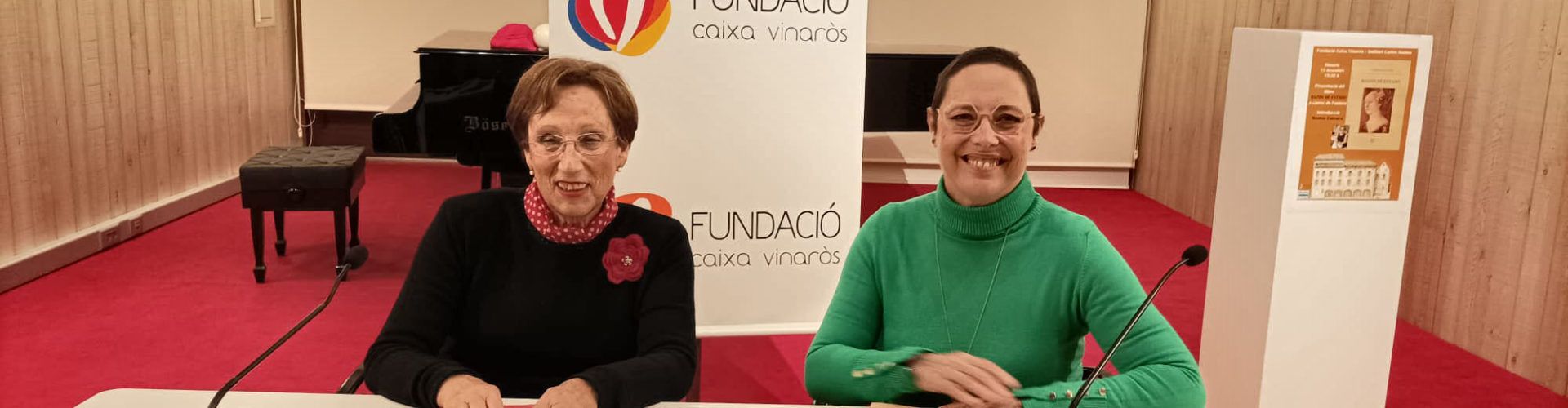 Conxa Solans presenta “Razón de Estado” a la Fundació Caixa Vinaròs