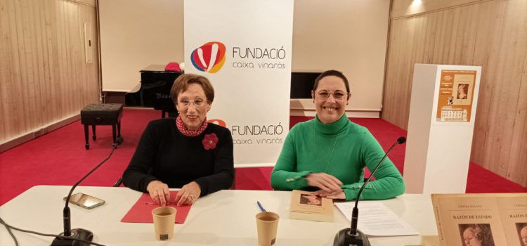 Conxa Solans presenta “Razón de Estado” a la Fundació Caixa Vinaròs