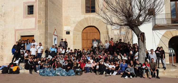 Cursa d’orientació i Plogging a l’Ermita amb els alumnes de 1r batxillerat del Leopoldo Querol