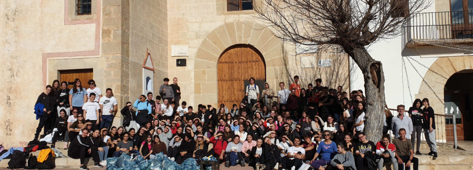 Cursa d’orientació i Plogging a l’Ermita amb els alumnes de 1r batxillerat del Leopoldo Querol