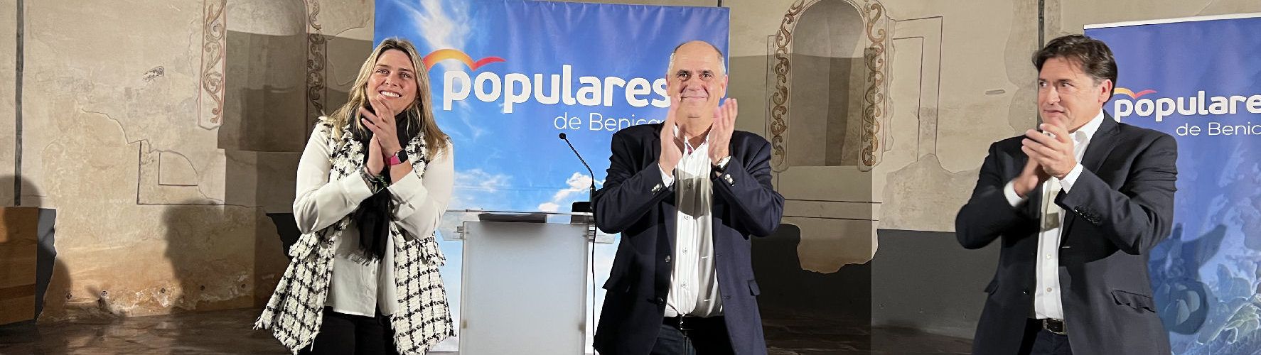 El PP presenta el seu candidat a l’alcaldia de Benicarló, Juanma Cerdà, en presència de Marta Barrachina
